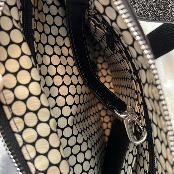 Brighton GoGo Crossbody Blk/Blk Croco - Picture 9 of 15